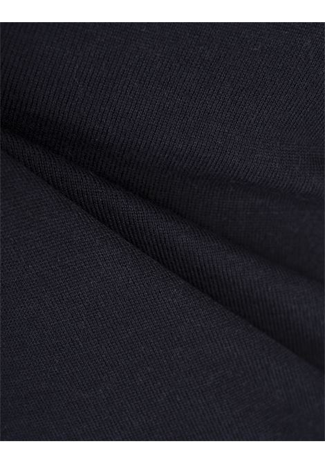 BOSS Maglione Regular Fit Blu Scuro In Seta Lana e Cashmere - BOSS Saldi Di Fabbrica