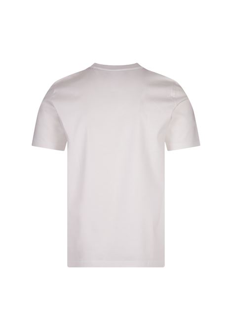 BOSS T-Shirt Regular Fit In Cotone Mercerizzato Bianco - BOSS Prezzo di fabbrica