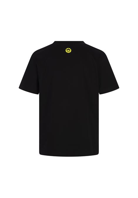 BARROW T-Shirt Nera Con Logo e Smile - BARROW Offerta speciale