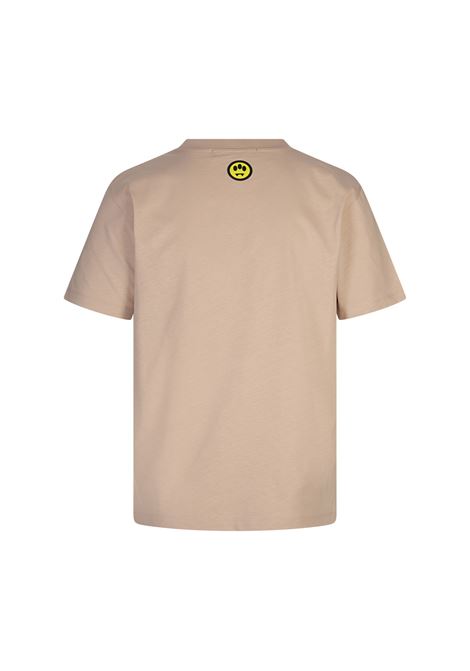 BARROW T-Shirt Beige Con Logo e Smile - BARROW Comprare a buon mercato
