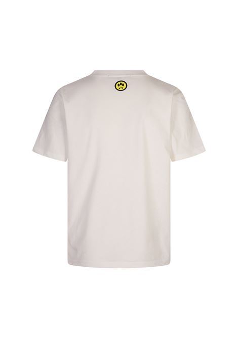 BARROW T-Shirt Bianca Con Logo e Smile - BARROW Grande vendita