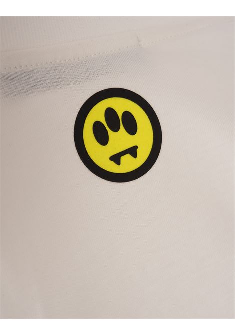 BARROW T-Shirt Bianca Con Logo e Smile - BARROW Grande vendita