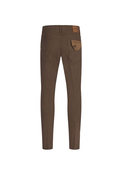 BSETTECENTO Jeans Slim Tapered In Denim Marrone - BSETTECENTO Flash Sale
