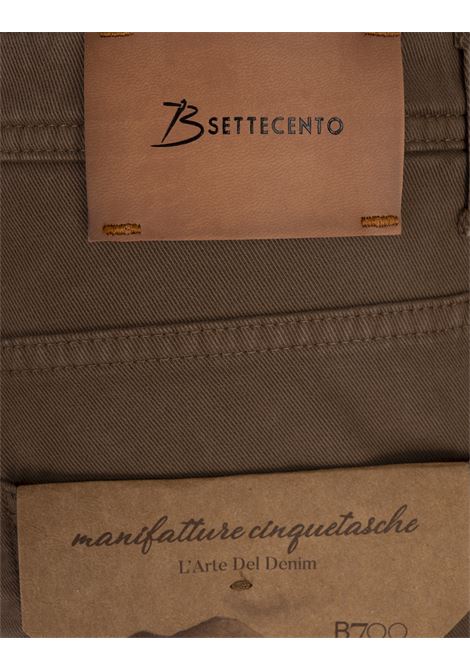 BSETTECENTO Jeans Slim Tapered In Denim Marrone - BSETTECENTO Flash Sale