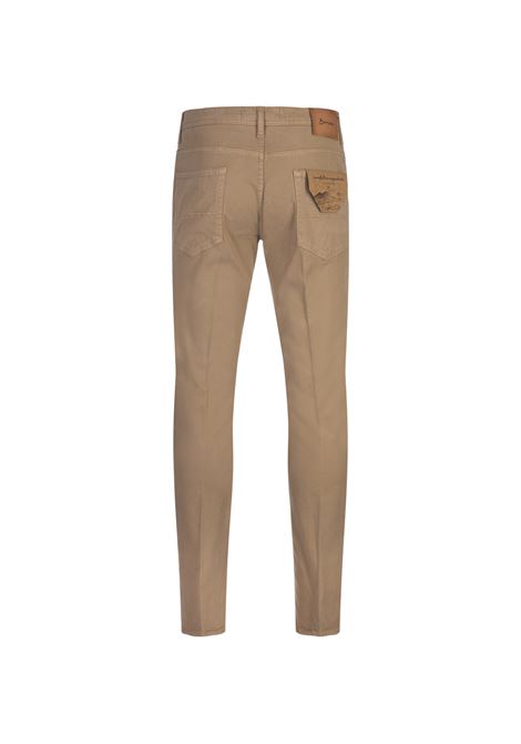 BSETTECENTO Jeans Slim Tapered In Denim Beige - BSETTECENTO Shopping online