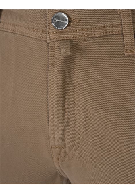 BSETTECENTO Jeans Slim Tapered In Denim Beige - BSETTECENTO Shopping online