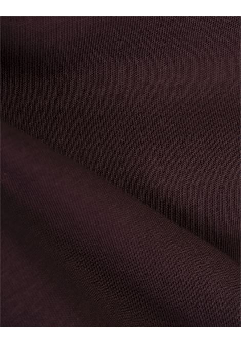 BOSS T-Shirt Bordeaux Con Logo Stampato In Gomma - BOSS Vendite stagionali