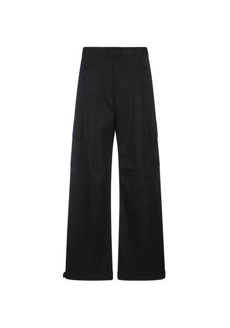 OFF-WHITE Pantaloni Cargo In Tessuto Tecnico Nero - OFF-WHITE Offerta per la Festa della Mamma