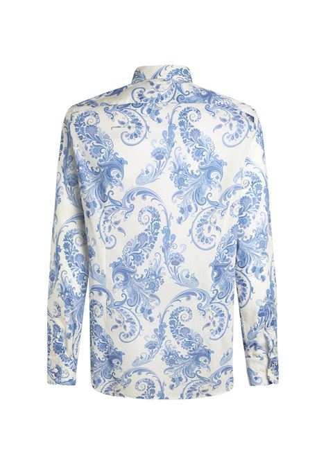 ETRO Camicia Paisley Floreale Azzurra - ETRO Offerta Giorno del Papà