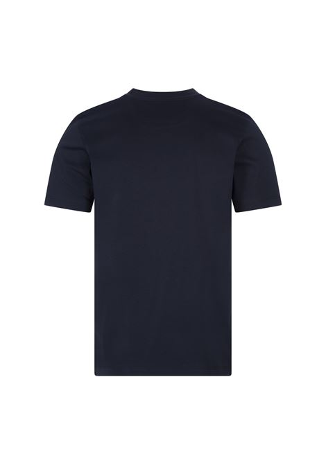 BOSS T-Shirt Regular Fit In Cotone Mercerizzato Blu Navy - BOSS Vendita calda