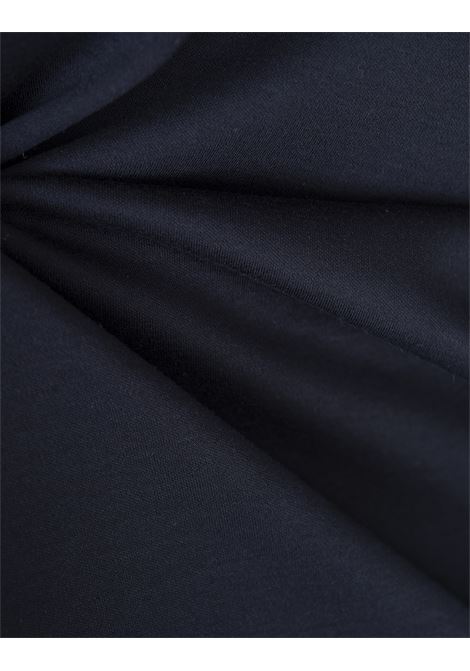 BOSS T-Shirt Regular Fit In Cotone Mercerizzato Blu Navy - BOSS Vendita calda