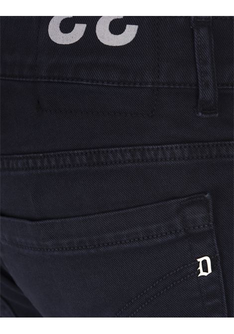 DONDUP Pantaloni George 5 Tasche In Cotone Stretch Blu - DONDUP Offerta temporanea