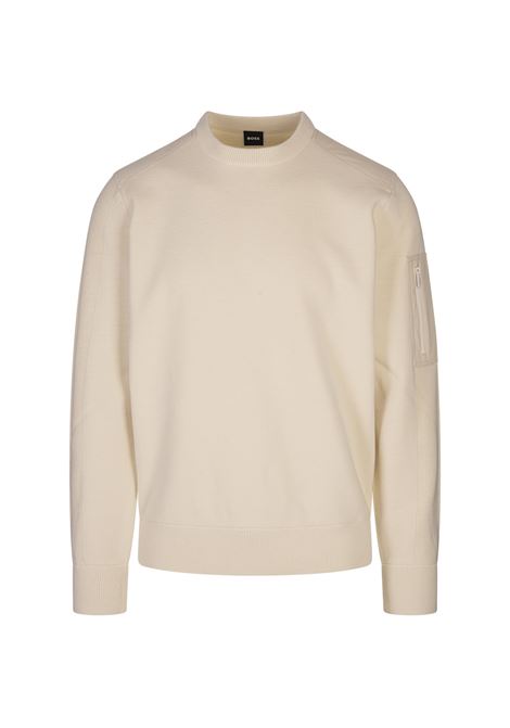 BOSS Maglione P-Diego Crema - BOSS Grandi sconti