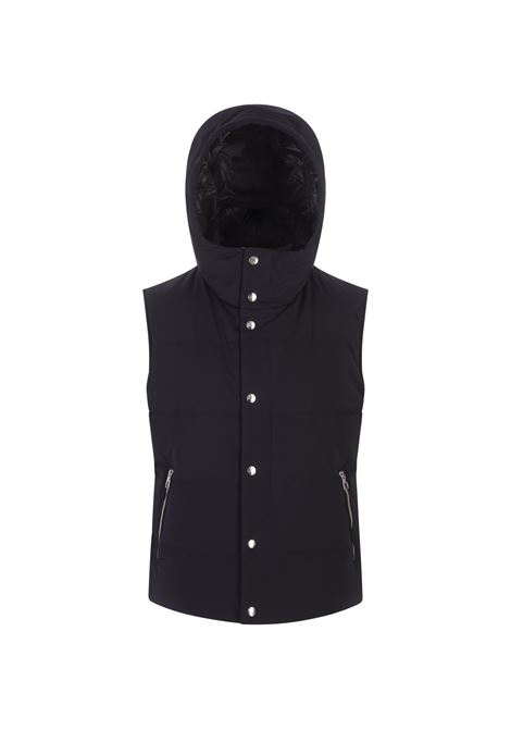 MONTECORE Gilet Imbottito Blu Navy Con Cappuccio - MONTECORE Nuovi prodotti