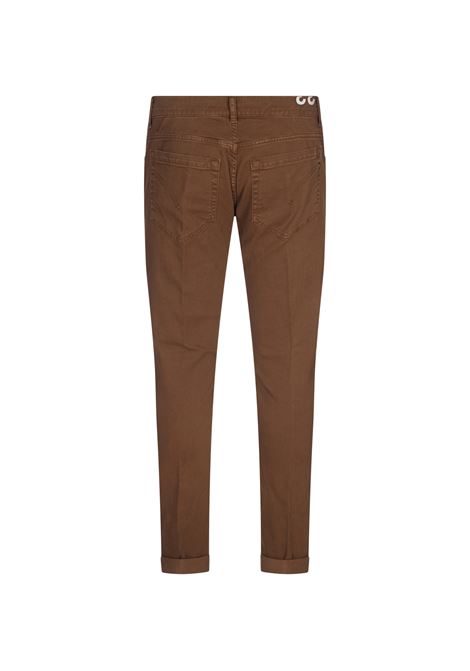 DONDUP Pantaloni George 5 Tasche In Cotone Stretch Marrone Chiaro - DONDUP Bestseller