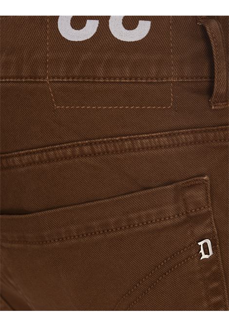 DONDUP Pantaloni George 5 Tasche In Cotone Stretch Marrone Chiaro - DONDUP Bestseller