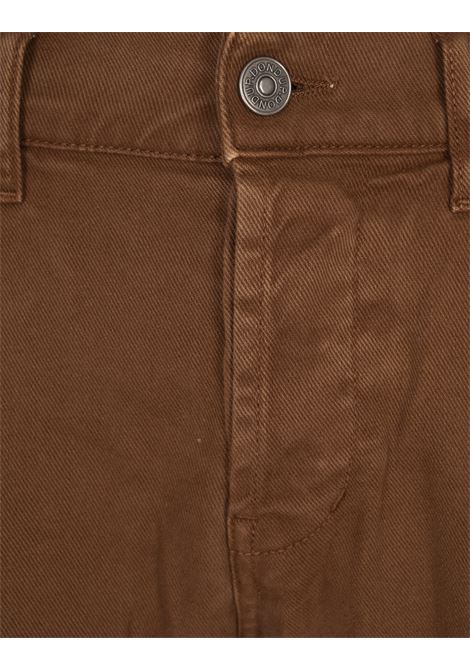 DONDUP Pantaloni George 5 Tasche In Cotone Stretch Marrone Chiaro - DONDUP Bestseller