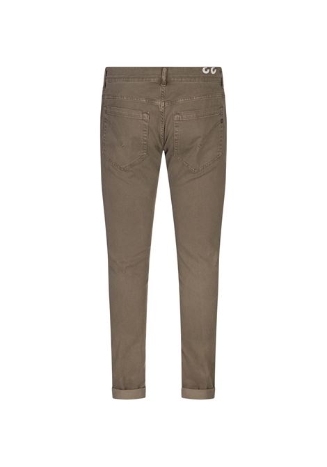 DONDUP Pantaloni George 5 Tasche In Cotone Stretch Kaki - DONDUP Liquidazione