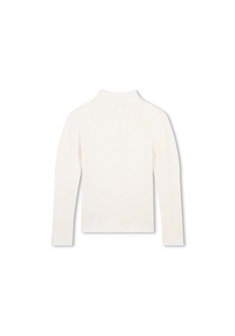 CHLOÉ KIDS Maglione Avorio Con Scollo Rotondo - CHLOÉ KIDS Esporta salva