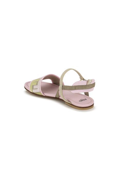 FENDI KIDS Sandali FF Rosa - FENDI KIDS Fino Al -60%