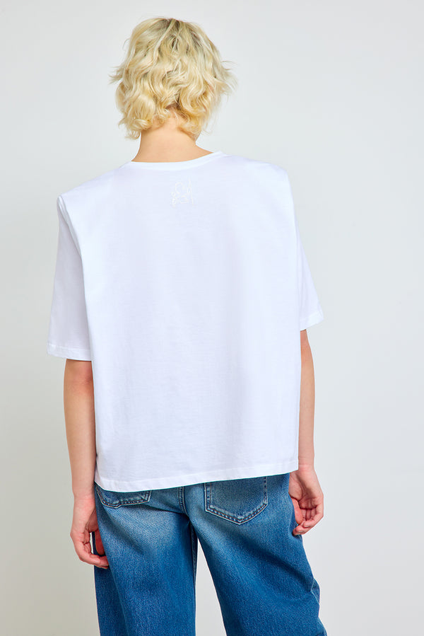 Semicouture T-shirt pauline | semicouture Qualità Garantita