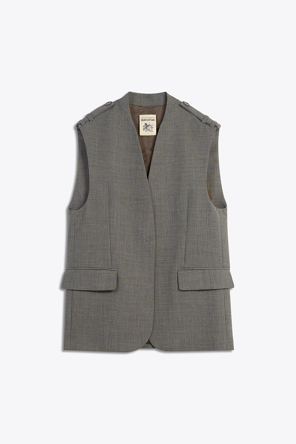 Semicouture Gilet maybelle | semicouture In Linea