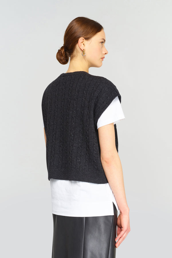 Semicouture Gilet armanda | semicouture Latest fashion