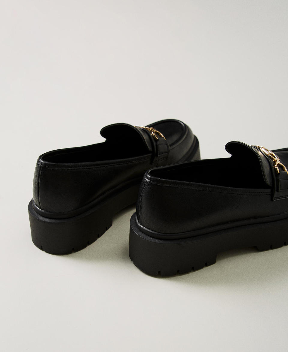 Twin Set Mocassini con morsetto Oval T Consegna Veloce
