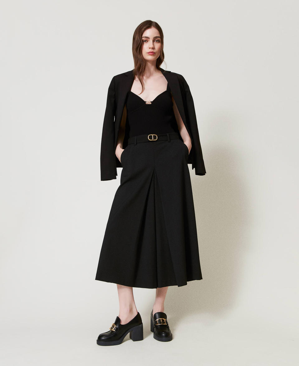 Twin Set Mocassini alti con morsetto Oval T Affare Del Giorno
