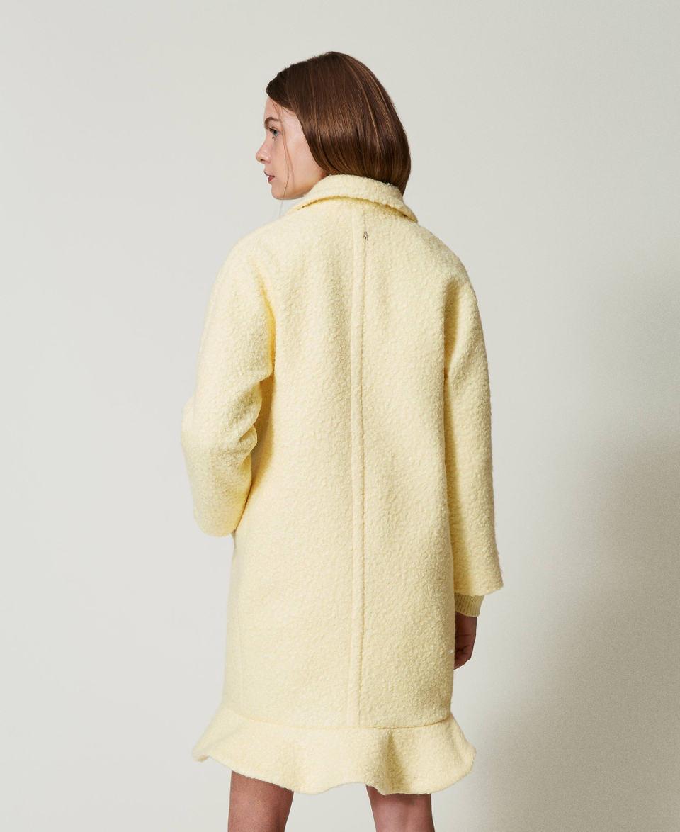 Twin Set Cappotto in panno arricciato In Saldo