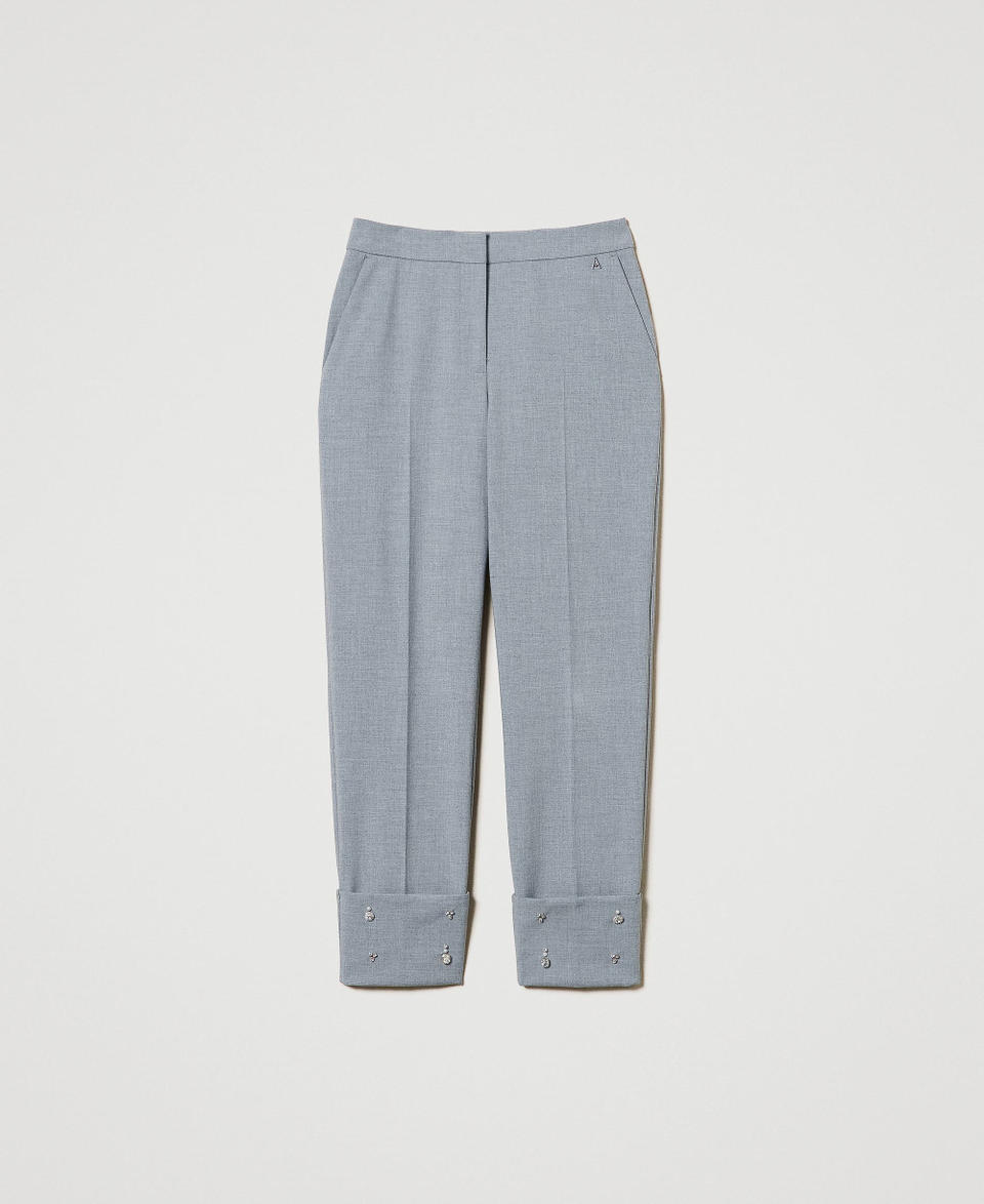 Twin Set Pantaloni con ricami a mano Nuovo