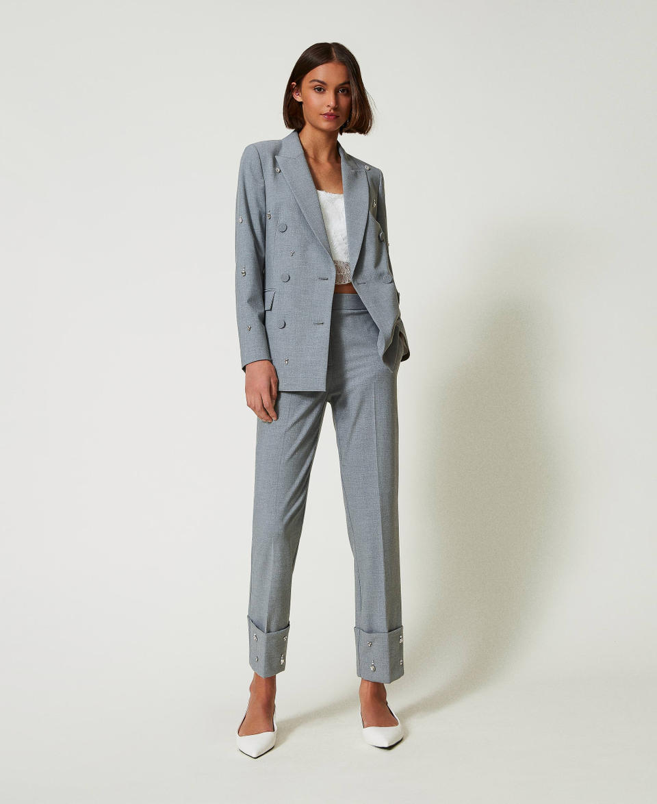 Twin Set Pantaloni con ricami a mano Nuovo