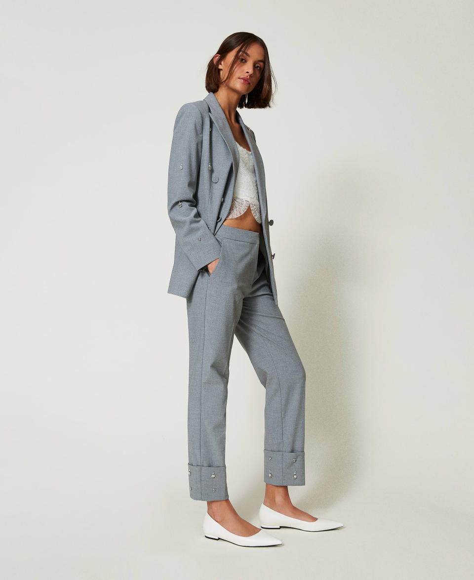 Twin Set Pantaloni con ricami a mano Nuovo