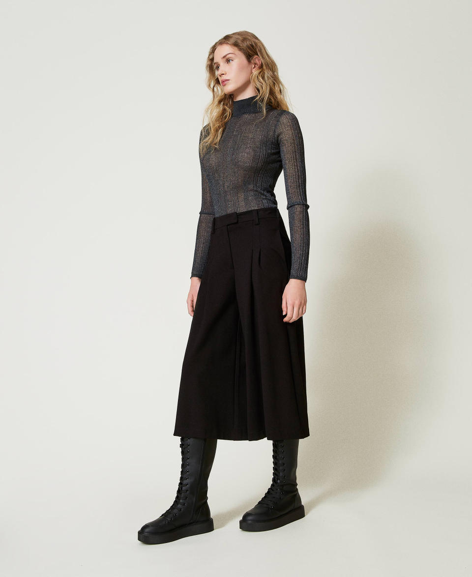 Twin Set Pantaloni cropped a vita alta Soddisfazione Garantita