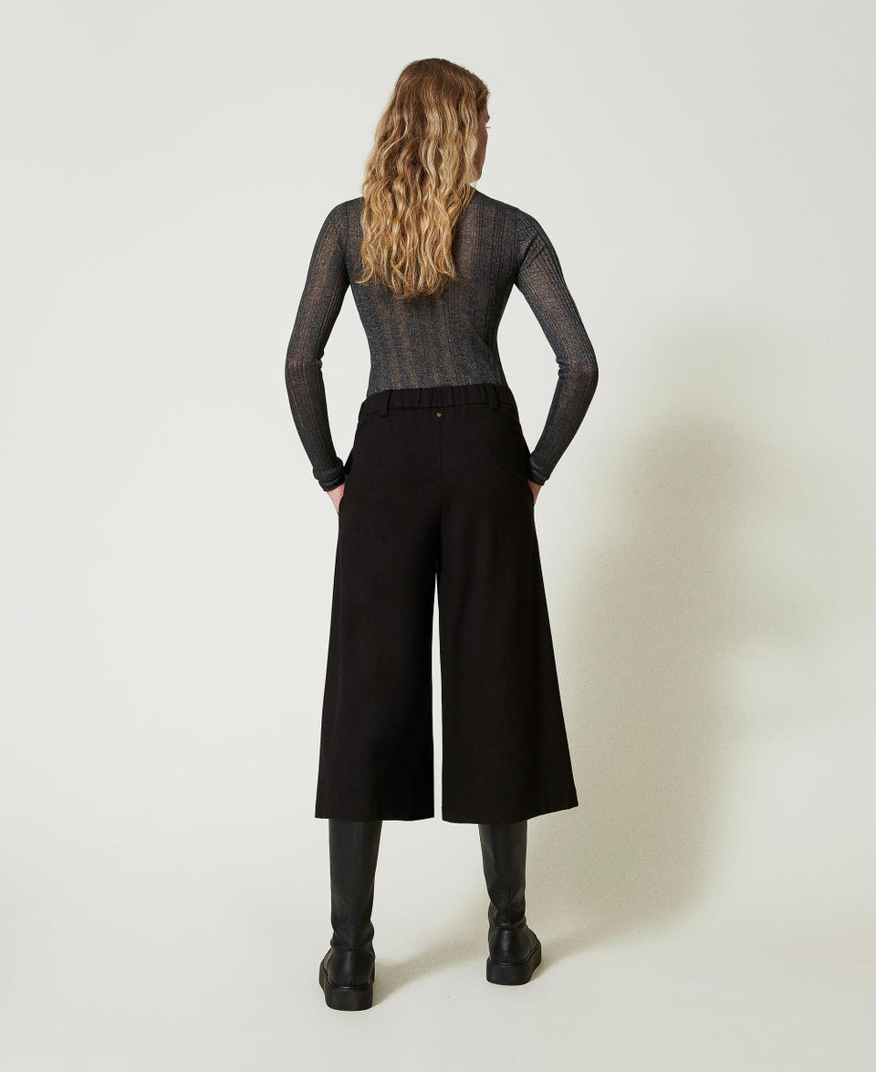 Twin Set Pantaloni cropped a vita alta Soddisfazione Garantita