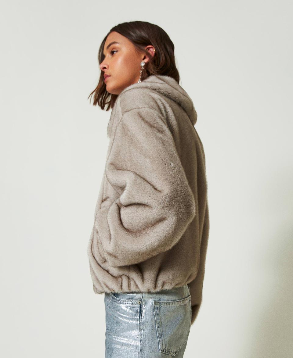 Twin Set Giacca corta in faux fur Qualità Garantita