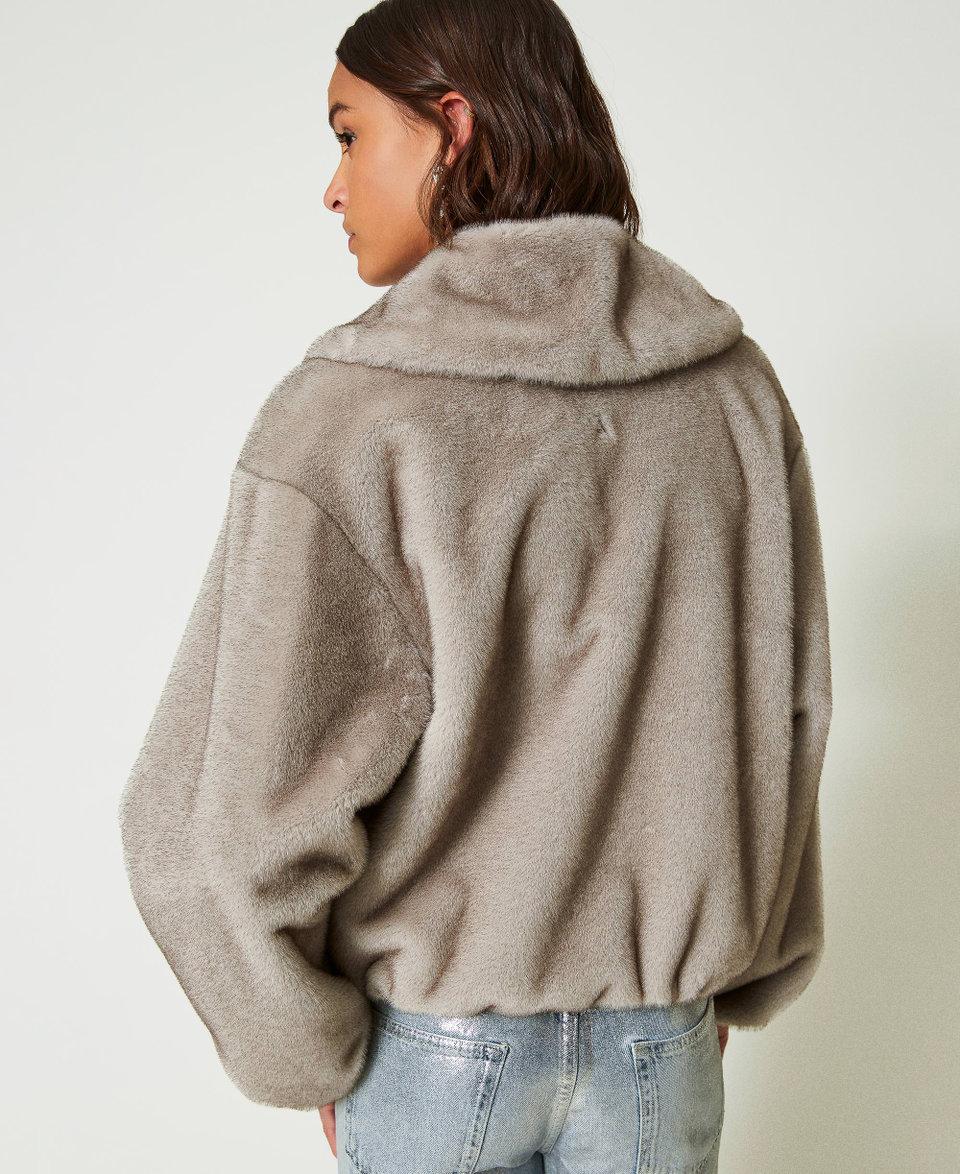 Twin Set Giacca corta in faux fur Qualità Garantita