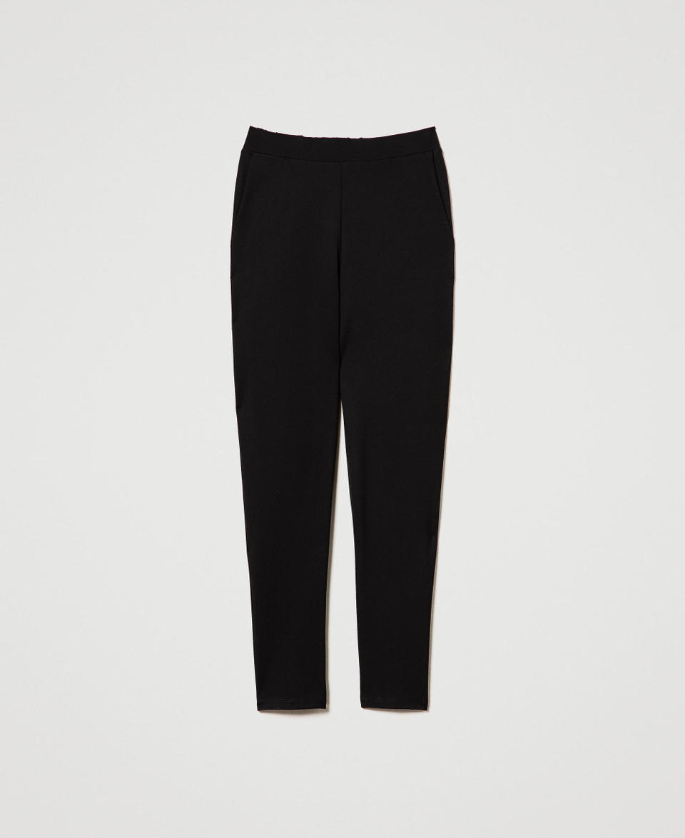 Twin Set Pantaloni a sigaretta con elastico Promozione Limitata