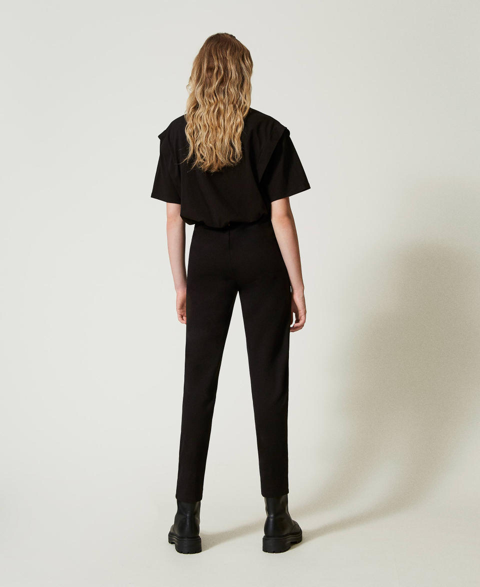 Twin Set Pantaloni a sigaretta con elastico Promozione Limitata