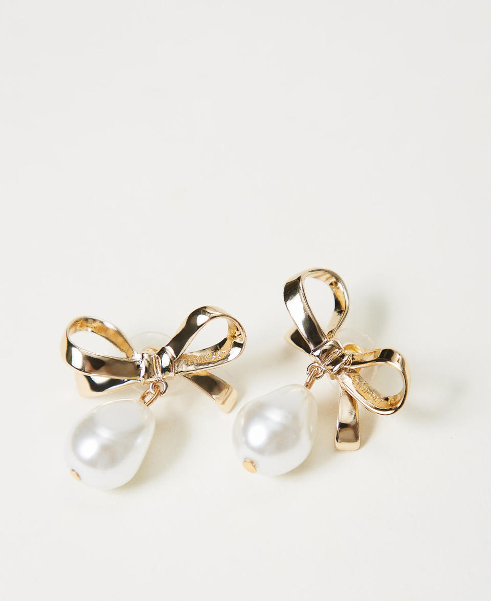 Twin Set Orecchini a fiocco con perla Online