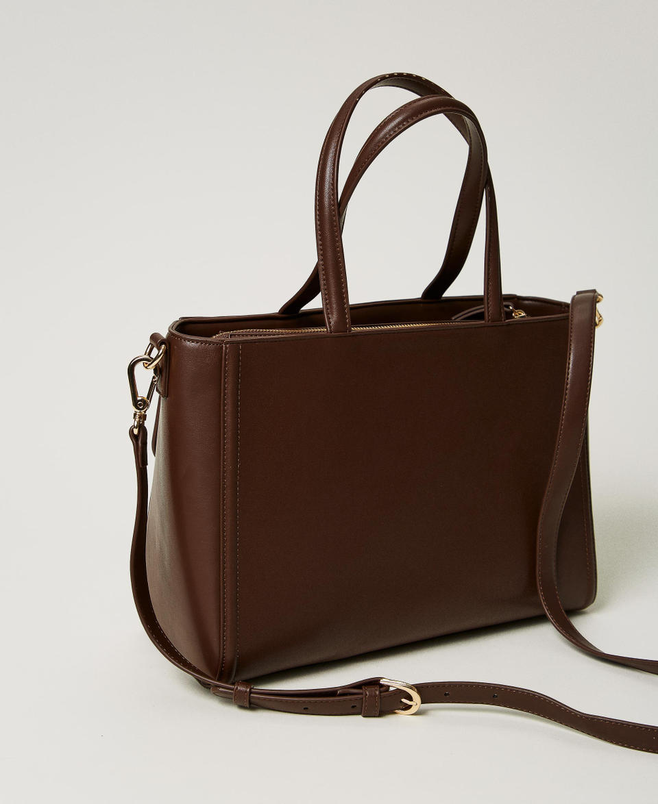 Twin Set Borsa shopper ‘Brera’ con apertura Oval T Black Friday Prezzi