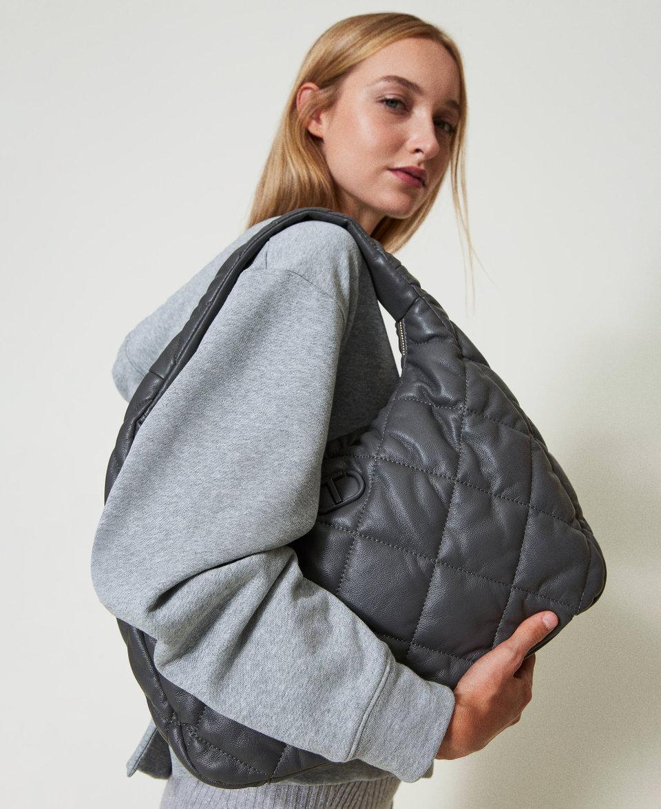 Twin Set Borsa hobo grande quilted imbottita Fino Al -60%