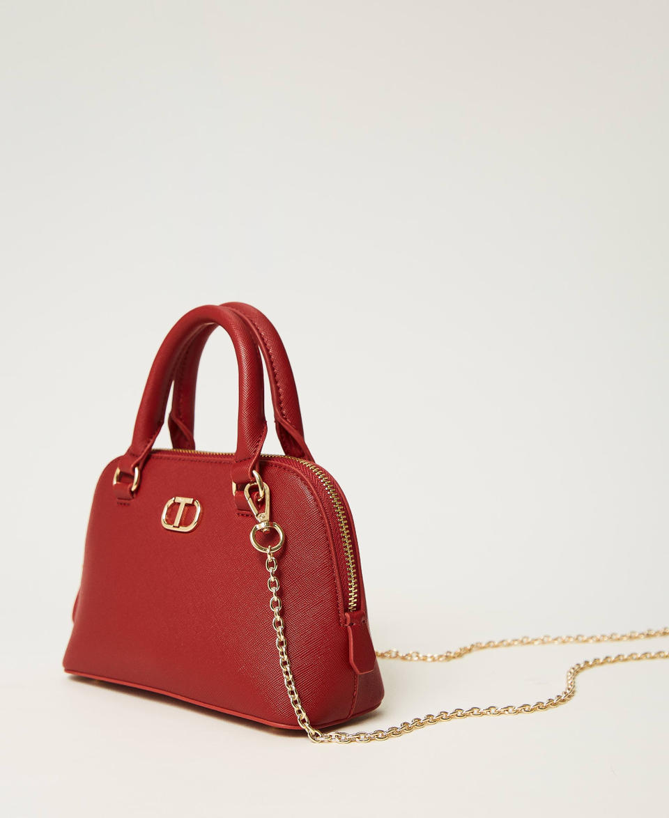 Twin Set Mini borsa a tracolla con Oval T Prezzo Ridotto