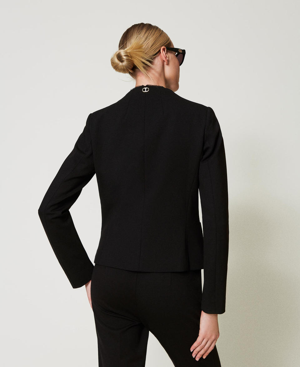 Twin Set Giacca blazer con bottoni gioiello Novità