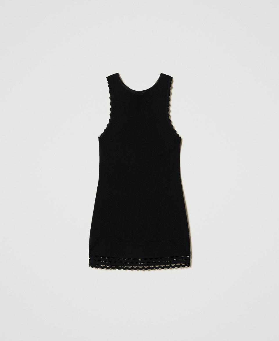 Twin Set Top doppio uso in maglia con trafori Outlet