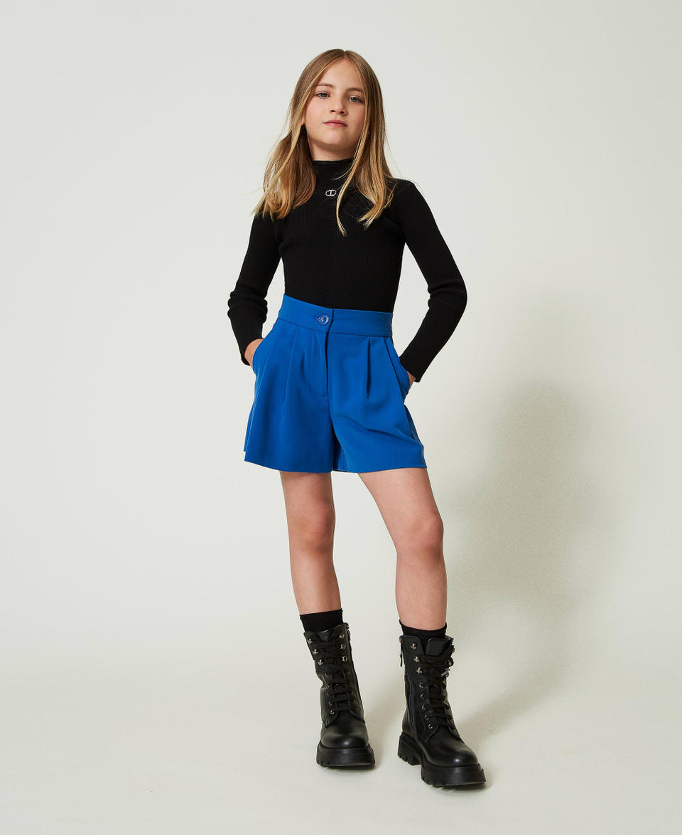 Twin Set Shorts in flanella Consegna Veloce