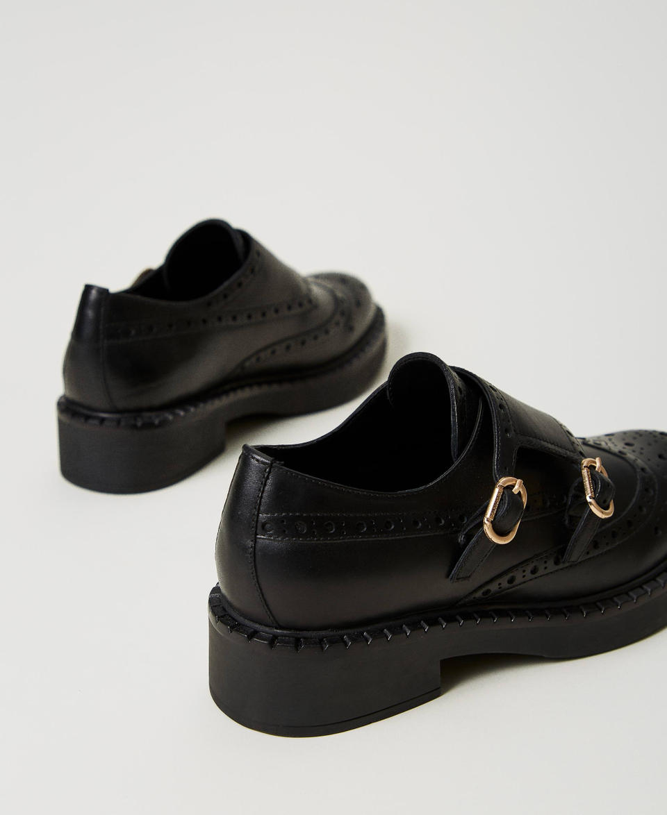 Twin Set Scarpe in pelle con cinturini Presa