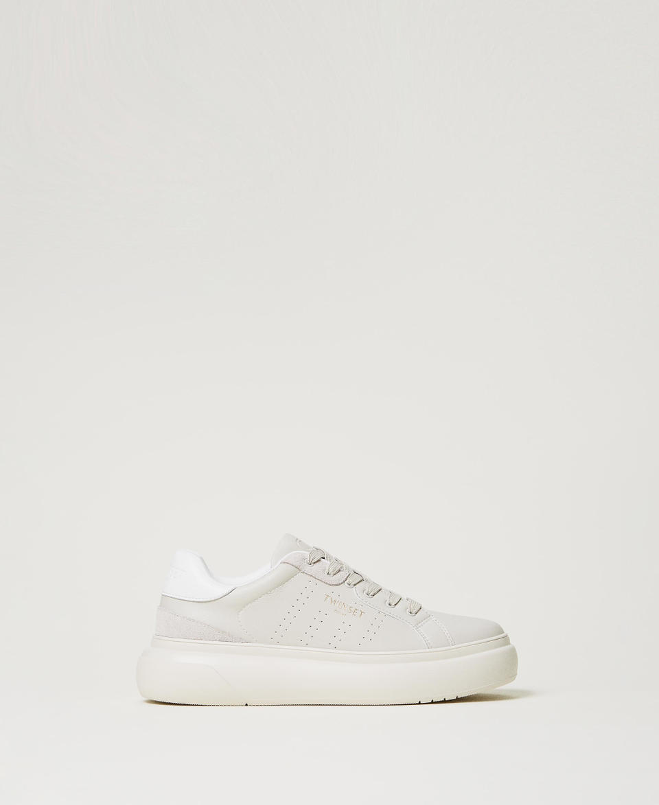 Twin Set Sneakers traforate con logo Vendita Economica