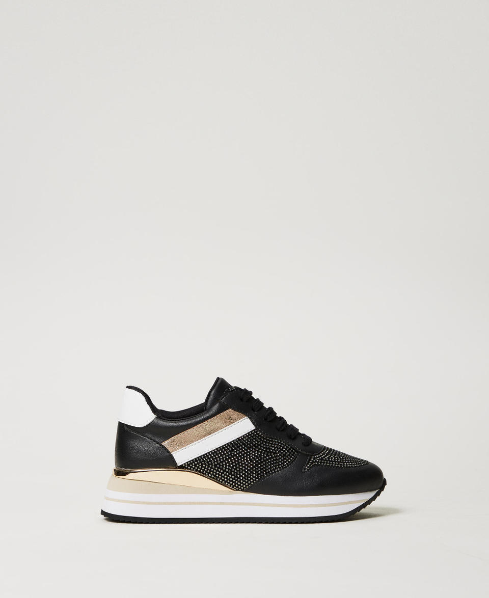 Twin Set Sneakers running con strass In Linea