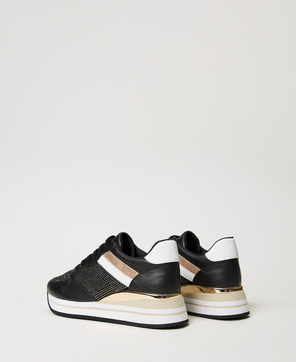 Twin Set Sneakers running con strass In Linea